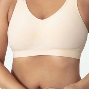 Truekind (Shapermint) Daily Comfort Wirefree Shaper Bra Size Small in Nude Color